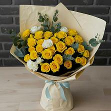 Букет цветов из:  Розы в Чебаркуле