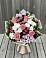 Букет цветов из: Альстромерии, Гвоздики, Розы и Хризантемы в Чебаркуле