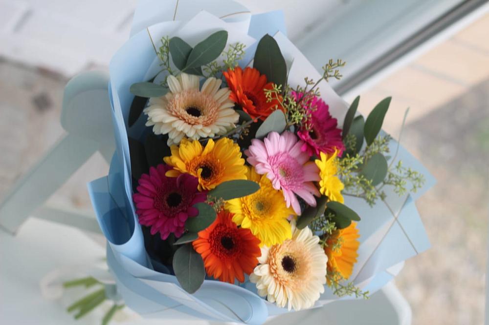 Букет цветов из: Герберы в Чебаркуле