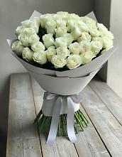 Букет 35 Белых роз в Чебаркуле