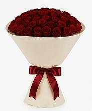 Букет 101 Бордовая роза Блэк Бакарра в Чебаркуле