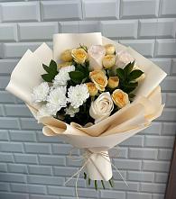 Букет цветов из:  Розы и Хризантемы #REPLACE_PRED# Чебаркуле