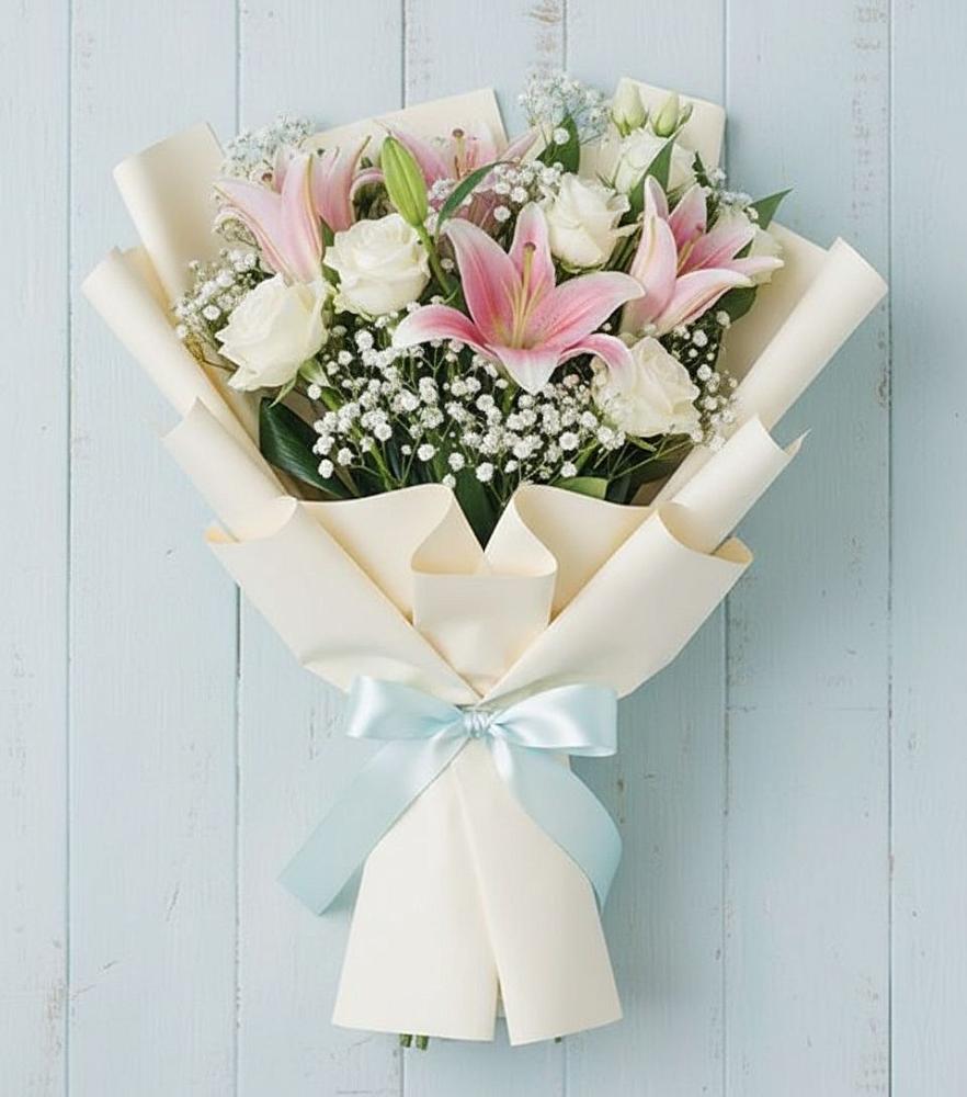 Букет цветов из: Лилии в Чебаркуле