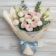 Букет цветов из:  Лизиантусы в Чебаркуле