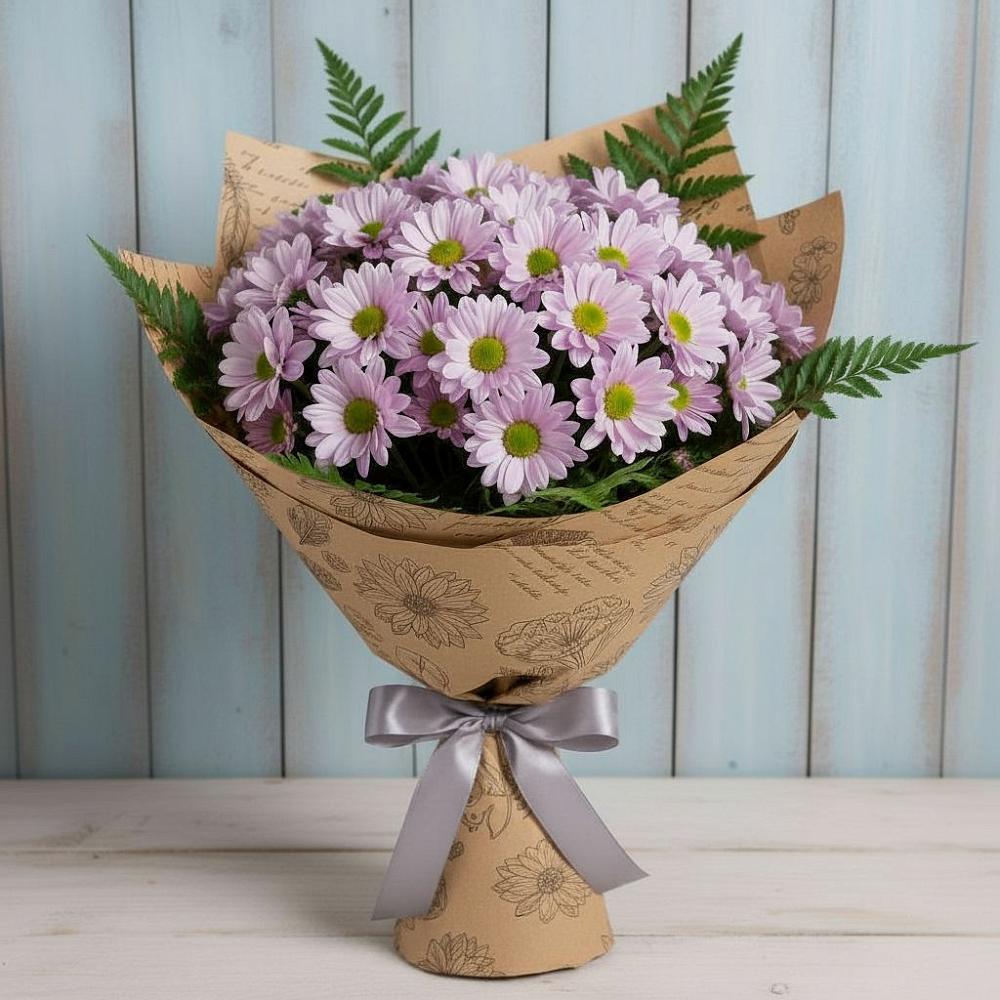 Букет цветов из: Хризантемы в Чебаркуле