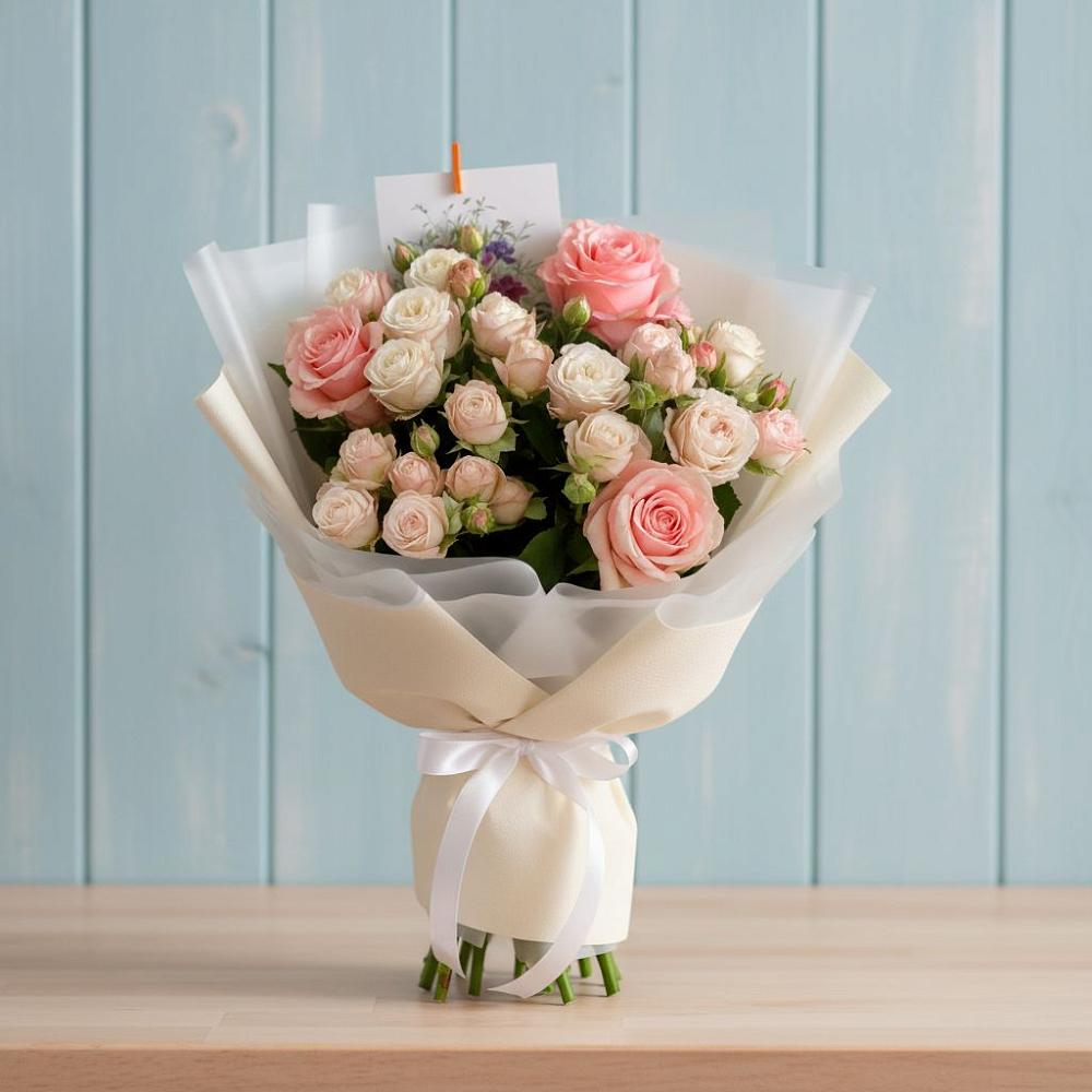 Букет цветов из: Розы в Чебаркуле