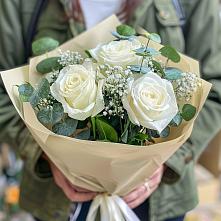 Букет цветов из:  Розы в Чебаркуле