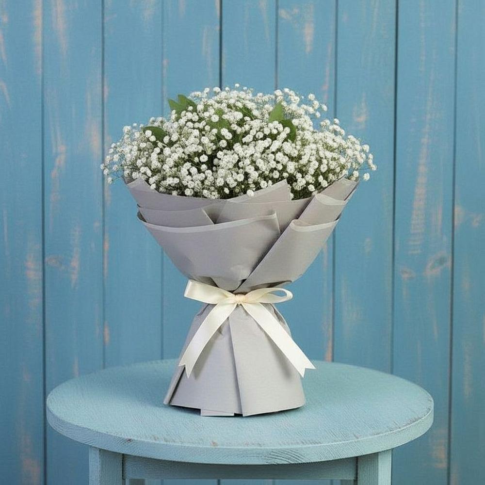 Букет цветов из: Гипсофила в Чебаркуле