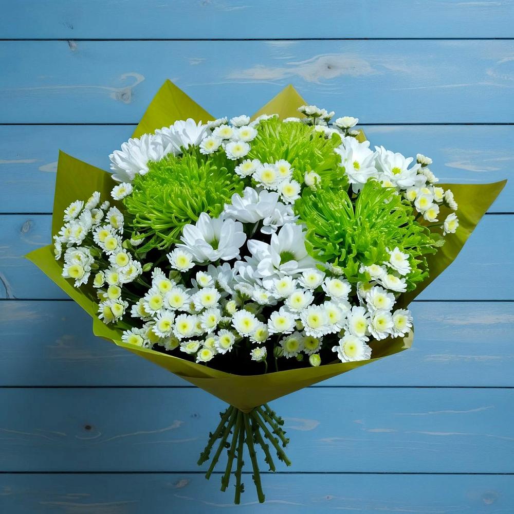 Букет цветов из: Хризантемы в Чебаркуле