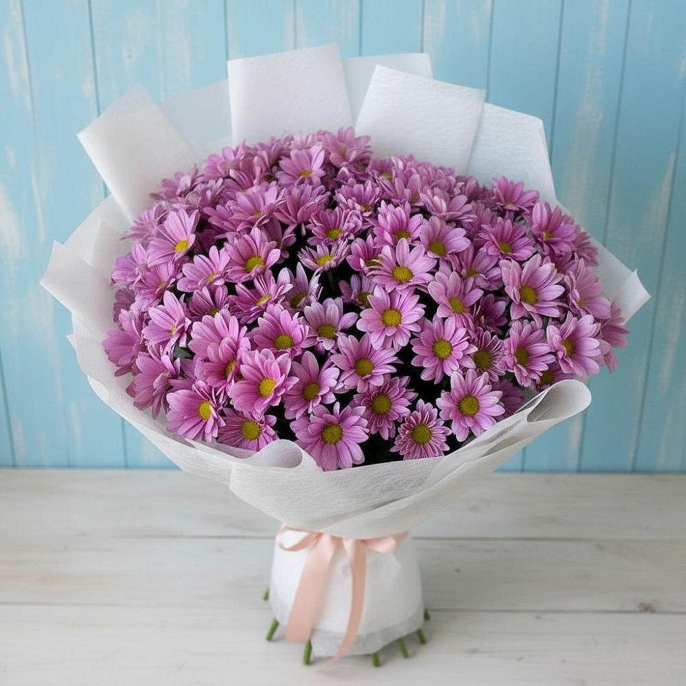 Букет цветов из: Хризантемы в Чебаркуле