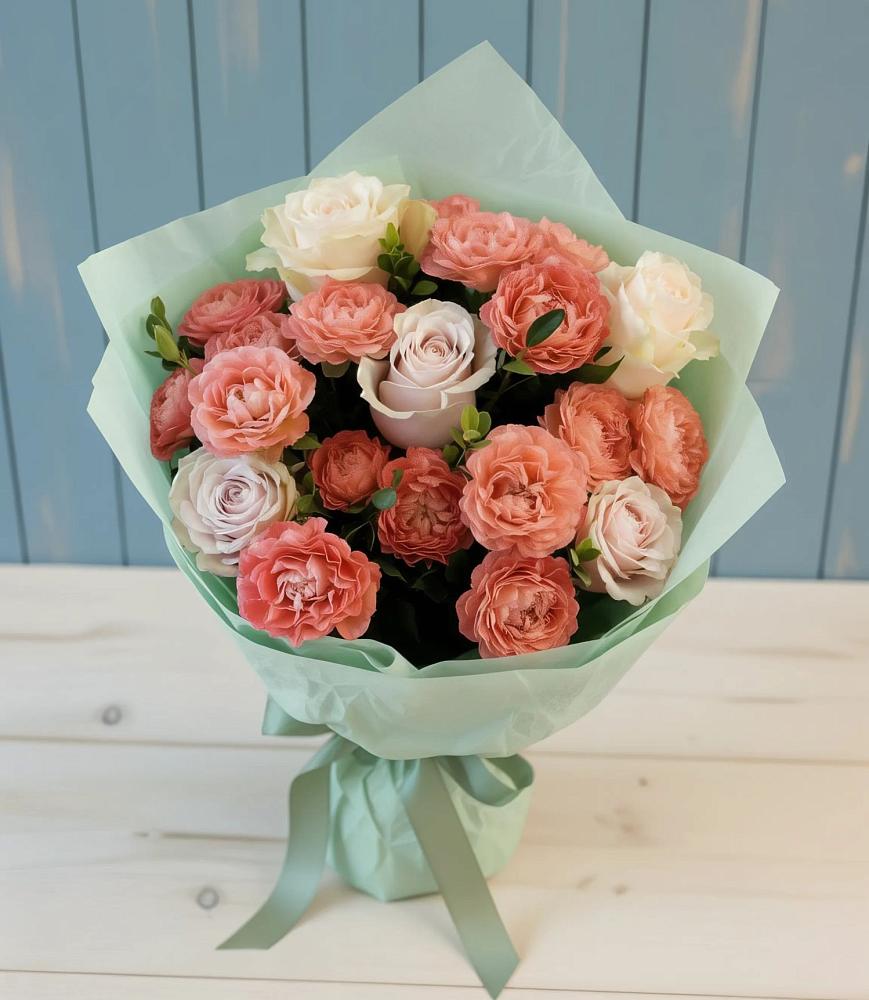 Букет цветов из: Розы в Чебаркуле