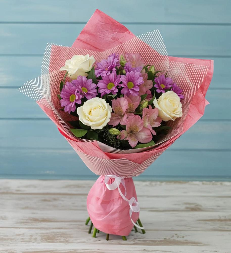 Букет цветов из: Герберы в Чебаркуле