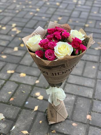 Букет цветов из: Розы в Чебаркуле