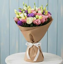 Букет цветов из:  Лизиантусы в Чебаркуле