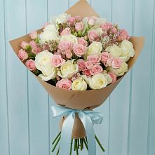 Букет цветов из:  Розы в Чебаркуле